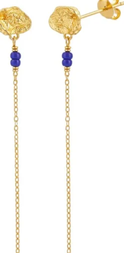 Honey drop chain øreringe