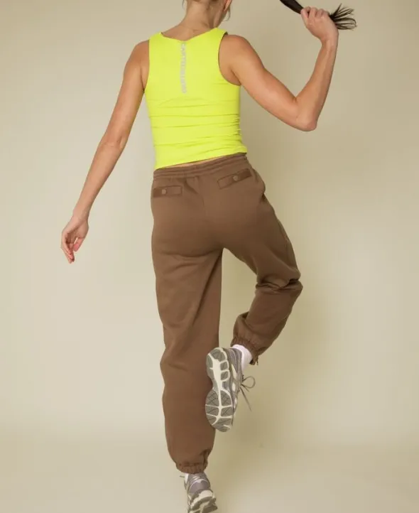 Horizon joggers med lynlås - Hazel