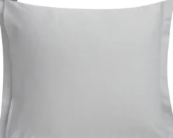 Hotel Cotton Sateen Lt Gray Pillowcase