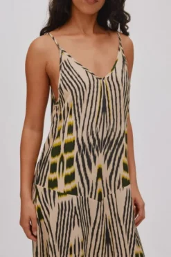 Ikat V-dress - Annebeth