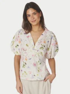 Irina Flower Blouse