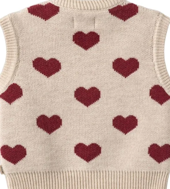 Jacquard Strik Vest Gaby