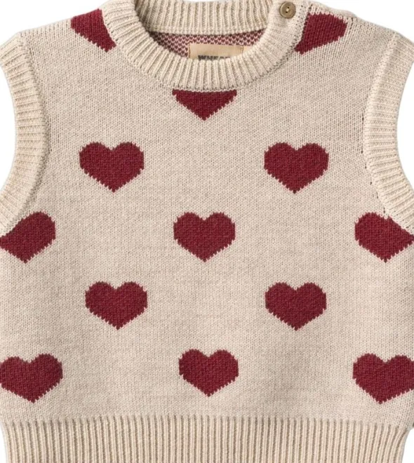 Jacquard Strik Vest Gaby