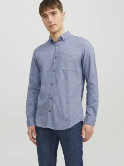 JJECLASSIC MELANGE SHIRT LS SN