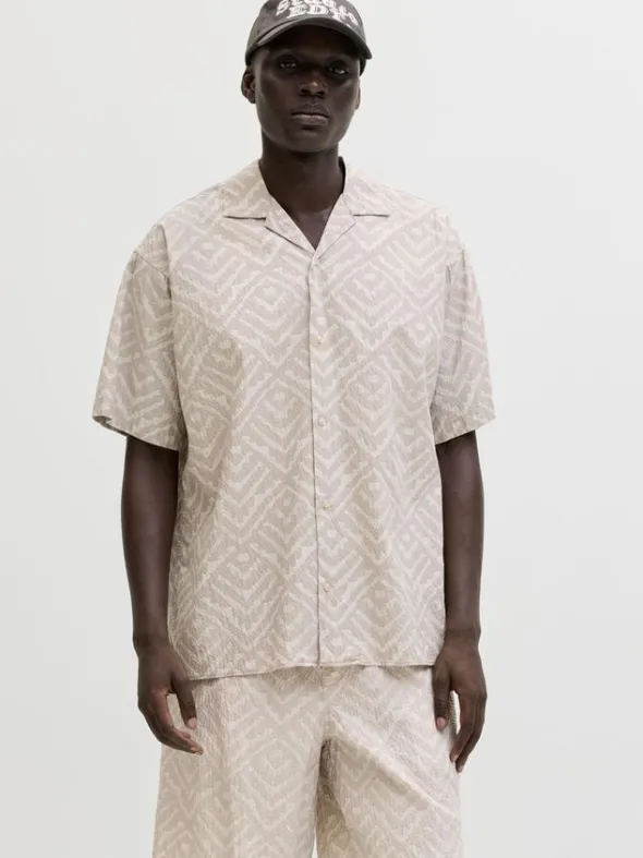 JJMILO SEERSUCKER RESORT SHIRT SS