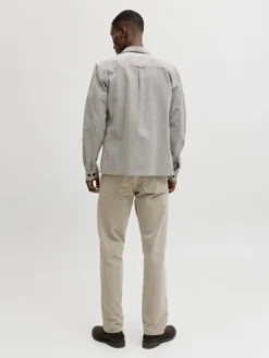 JPRBLURAYLE LINEN BL. SOLID LS SHIR