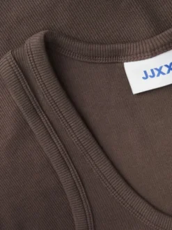 JXFRIDA SL U-NECK TOP JRS NOOS