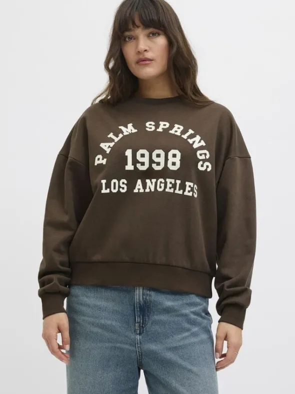 JXMERLE RLX SHORT LS CREW SWT LN