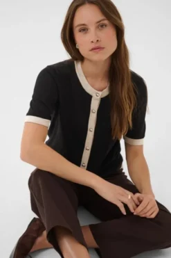 KAlizza Contrast Cardigan