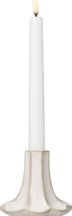Kantarel Lysestage H10 cm sand