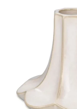 Kantarel Lysestage H10 cm sand
