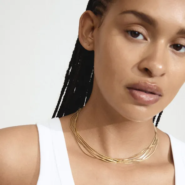 KIRA necklace gold-plated