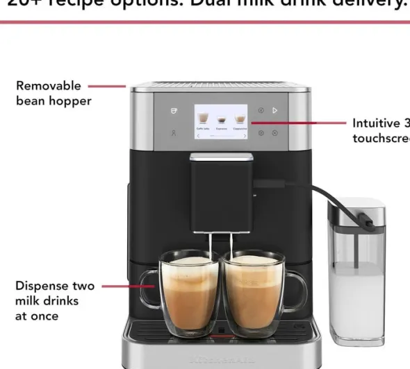 KITCHENAID fuldautomatisk espressomaskin-5KES8557EBK