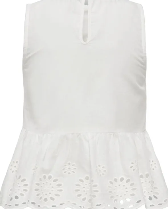 KMGBONDI LIFE SL EMBROIDERY TOP WVN