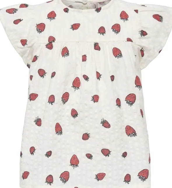 KMGFINA CERISE SS TOP AOP WVN