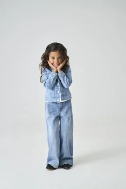 KMGSARA LIGHT BLUE DNM JACKET NOOS