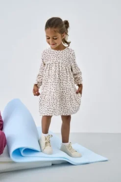 KMGTHYRA LIFE LS A-SH DRESS AOP WVN
