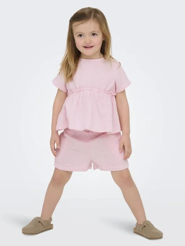 KMGTHYRA LIFE S/S TOP WVN NOOS