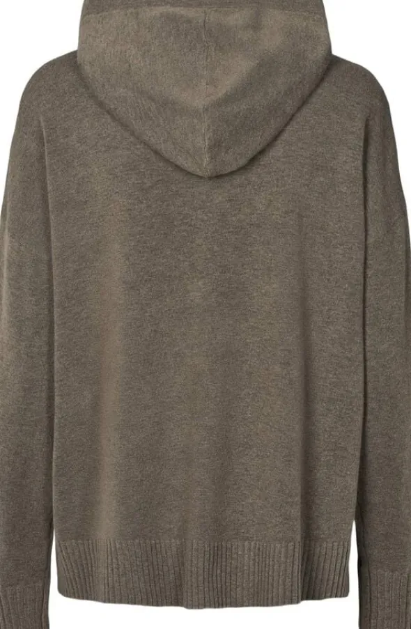 Knit lounge over size hoodie - Hele