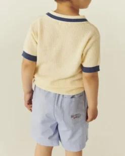 KNITTED PATTERN POLO