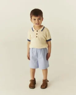 KNITTED PATTERN POLO