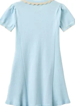 KNITTED PEPLUM DRESS