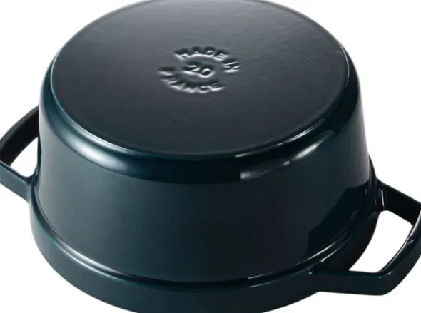 La Cocotte Gryta 20 cm / 2,2 l, Rund, La-Mer, Gjutjärn