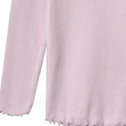 Langærmet Rib T-shirt Ida