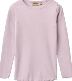 Langærmet Rib T-shirt Ida