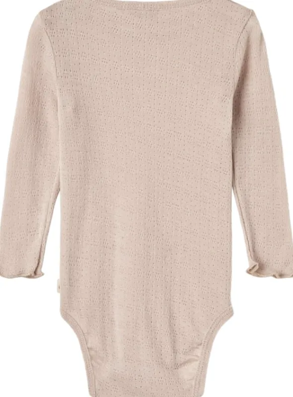 Langærmet Uld/silke body Liea