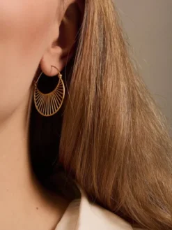Large daylight earrings 30 mm