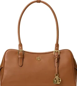 Leather Large Marcy Zip Satchel