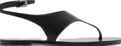 Leather straps sandals
