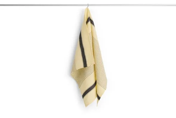 Linear Tea Towel-W52 x L80-Soft yel