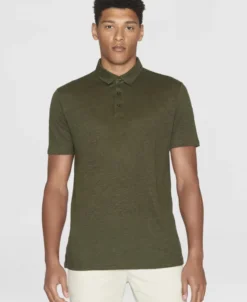 Linen polo - GOTS/Vegan