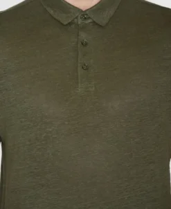 Linen polo - GOTS/Vegan