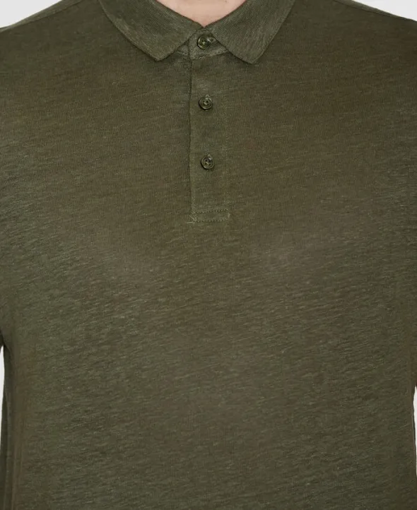 Linen polo - GOTS/Vegan