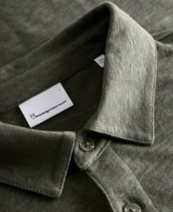 Linen polo - GOTS/Vegan