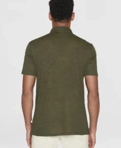 Linen polo - GOTS/Vegan
