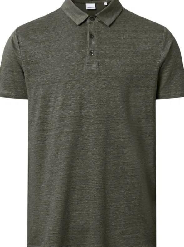 Linen polo - GOTS/Vegan