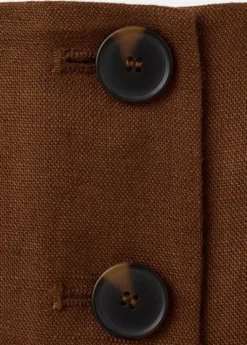 Linen suit waistcoat