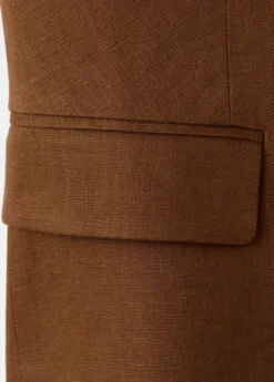 Linen suit waistcoat