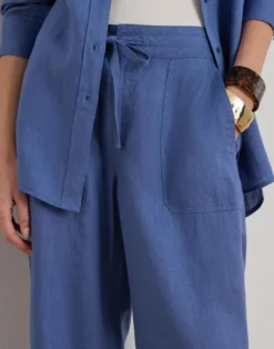 Linen Wide-Leg Pant