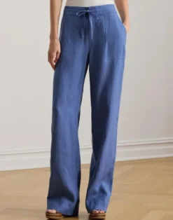 Linen Wide-Leg Pant