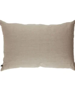 Linne gavelkudde Beige 90x60 cm.
