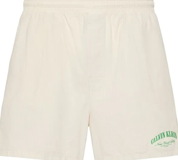 Logo Embroidery Pyjama Shorts