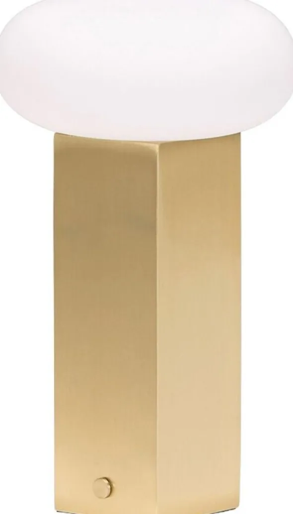 Low Portable Lamp Brass