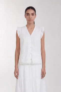 LR-ROSY 2 Bluse Hvid