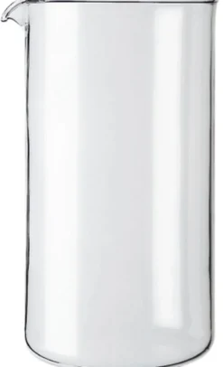 Løst glas til 8 kop kaffebrygger, dia 9. 6 cm, H 18 cm