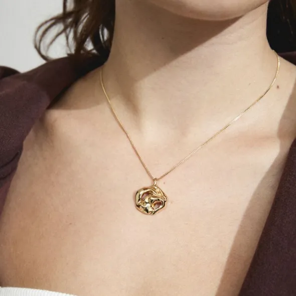 LUCA necklace gold-plated